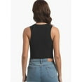 thumbnail image 2 of Womens Tank Top Sleeveless Racerback High Neck Casual Basic Fashion, 2 of 4