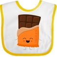 thumbnail image 3 of Inktastic Cute Kawaii Chocolate Candy Bar Boys or Girls Baby Bib, 3 of 4