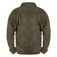 thumbnail image 3 of Sudadera sin capucha para hombre, informal, a la moda, con cuello alto, estampado, con cremallera, jersey de manga larga, blusa de poliéster para hombre, 3 of 3