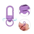 thumbnail image 4 of Swivel Clasps Snap Hook, 33x13mm Lobster Claw Clasp for DIY Purple, 8Pack, 4 of 6
