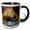 Black/White, variant on 3drose, South America, Ecuador, Galapagos Islands. Land Iguana., 15oz Mug