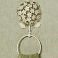 thumbnail image 2 of Hydrangea Towel Ring Creamy Gold Towel Ring, 2 of 4