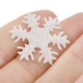 thumbnail image 5 of 200Pcs 30mm Polyester Felt Padded Snowflake Patch Appliques Craft Party Diy Scrapbooking Garment Decor, 5 of 5