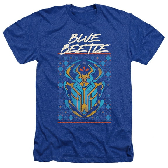 Blue Beetle (2023) Stylized Scarab Unisex Adult Heather T Shirt