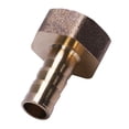 thumbnail image 3 of 2X Raccord en Laiton Doré 10mm Raccord Femelle 1/2 Pouce NPT Connecteur Droit, 3 of 8