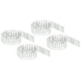 thumbnail image 1 of Unique Bargains Miniature Garden Fence, 35 Inch Long Decorative Picket Fence, White 4Pack, 1 of 5