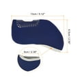 thumbnail image 2 of Unique Bargains Protection Sleeve Visible Window Golf Club Iron Head Covers Dark Blue 10 Pack, 2 of 5