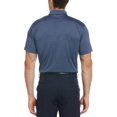 thumbnail image 2 of Pga Tour Men’s Mini Windowpane Heathered Golf Polo T-Shirt, Navy, Small, 2 of 2