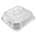 thumbnail image 4 of 8" x 8" Aluminio Papel Sartenes, 46oz Desechables Bandejas Contenedores para Cocina Asar Hornear Cocinar 24uds, 4 of 5