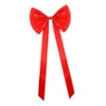 thumbnail image 4 of Lazo navideño, decoración navideña, lazo gigante, manualidades, envoltura de regalos, Navidad Rojo, 4 of 9