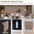 thumbnail image 6 of 4 Packs Acoustic Wall Panels - Self-Adhesive 3D Wood Slat Wall Panel- Peel and Stick Sound Absorbing Panels for Noise Reducing - Feature Wall Decor for Home & Office, 6 of 9