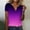 Multicolor, variant on Sakmal Short Sleeve T Shirts Womens V-Neck Gradient shirts T-Shirts Womens Workout Tops