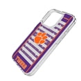 thumbnail image 2 of Clemson Tigers iPhone Clear Football Field Design Case, 2 of 6