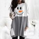 thumbnail image 1 of Puntoco - Camiseta de manga larga para mujer con cuello redondo y estampado navideño Puntoco Puntoco-5084, 1 of 3
