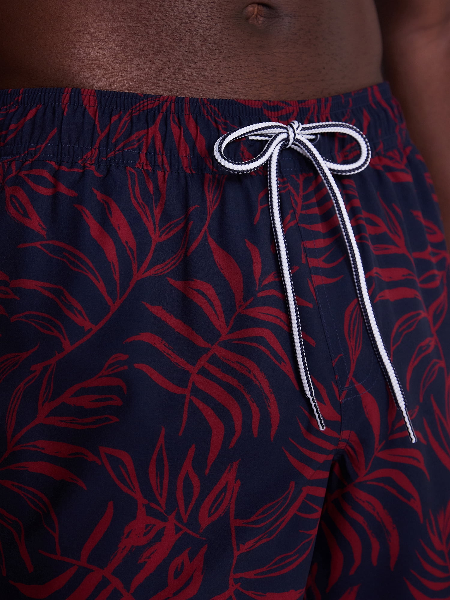 George Men's and Big Men's Performance Lined Swim Trunks, 5" Inseam, Sizes S-3XL
