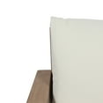 thumbnail image 5 of GDF Studio Andrae Outdoor Acacia Wood Club Chair with Cushion, Brown and Beige, 5 of 7