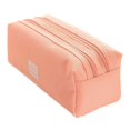 thumbnail image 1 of Estuche para lápices, estuche para bolígrafos, bolsa de gran capacidad para estudiantes de fieltro, bolsa con cremallera, soporte de papelería duradero, suministros para oficina, color rosa Rojo Verde, 1 of 3