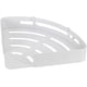 thumbnail image 1 of Cesta triangular Cesta triangular para inodoro blanca, estante de aluminio de una sola capa para baño de hotel para baño 22,5 x 22,5 x 30,5 cm Sailing Electrónica, 1 of 5