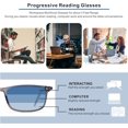 thumbnail image 2 of duomi-Extremely Light Progressive Multifocus Reading Glasses Men, Aluminum Arm TR90 Frame Blue Light Multifocal Readers, 2 of 4