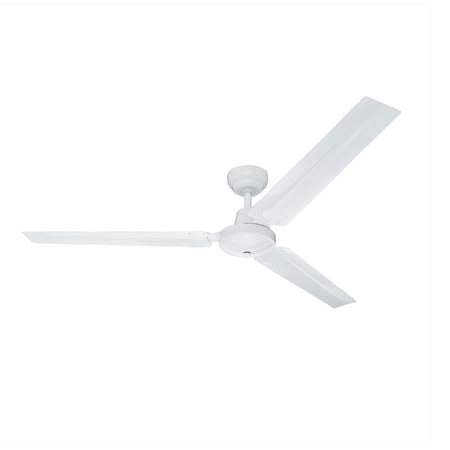 Ventilador de Techo Hunter Industrial Blanco sin luz 56 pulgadas