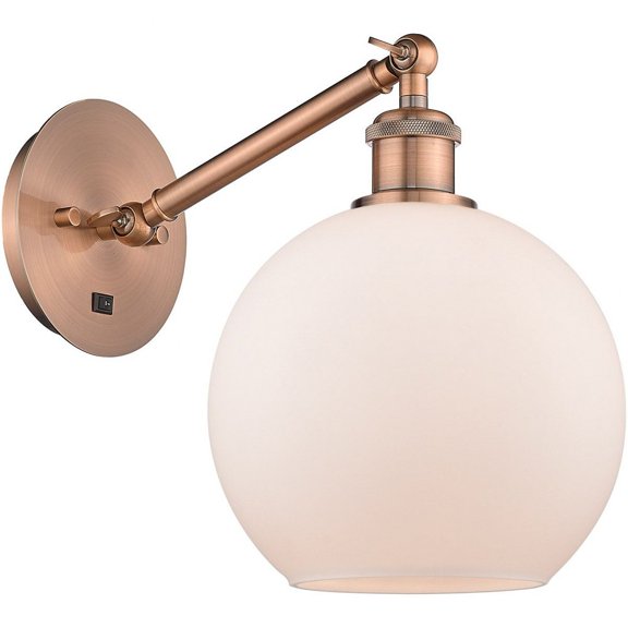 Innovations Lighting - Athens - 1 Light Wall Sconce In Industrial Style-12.38
