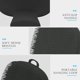 thumbnail image 4 of Cepillo de ducha de silicona suave de grado alimenticio, cepillo de limpieza manual para la piel, exfoliante suave y abundante espuma (negro, 2 uds.) ShuxiuWang 1327537029250, 4 of 4