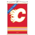 thumbnail image 3 of NHL Calgary Flames - Logo 21 Wall Poster with Wooden Magnetic Frame, 22.375" x 34", 3 of 6