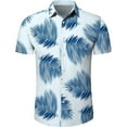 thumbnail image 3 of HAOMEILI Hawaiian Shirt for Men Short Sleeve Button Down Shirt Men Casual Summer Tropical Beach Aloha Shirts for Men Hawaii Party, 3 of 7
