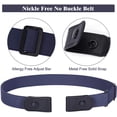 thumbnail image 3 of Lot de 3 / Lot de 4 Ceinture Extensible Invisible Sans Boucle Ceinture Élastique Sans Boucle pour Femmes et Hommes, 3 of 6