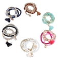 thumbnail image 2 of Pulseras con Cuentas ANGGREK 24 Piezas Estilo Multicapa para aniversario, 2 of 8
