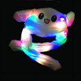 thumbnail image 2 of Juguete de sombrero brillante con orejas de felpa para niñas, sombrero de conejo con orejas móviles Presione el sombrero de animal para hacer que las orejas se muevan, 2 of 3