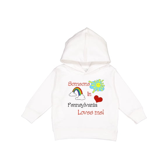 Inktastic Someone in Pennsylvania Loves Me Toddler Hoodie