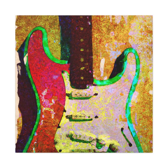 Fender Pop Art Portrait - Canvas