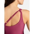 thumbnail image 5 of Time and Tru Women's and Women's Plus Size One Shoulder Swim Dress, Sizes XS-3X, 5 of 5