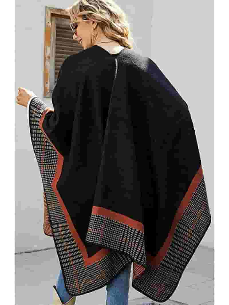 2025人気特価 Women PIKADINGNIS Shawl Coat Sweater Fleece Poncho Wraps Clothing