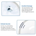 thumbnail image 6 of 19"x16" Oval Undermount White Ceramic Bathroom Sink Easy to Clean and Maintain Solid and Delicate Construction for Bathroom, 6 of 6