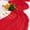 Red, variant on Knubmt Gauze Table Runner Cheesecloth Table Runners for Wedding Birthday Party Table, 35" x 70"
