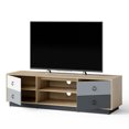 thumbnail image 5 of Resenkos Entertainment Centers,TV Stands,Modern 55 Inch TV Stand with 2 Storage Cabinets for TVs up to 60 Inch, 5 of 9