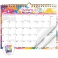 thumbnail image 1 of Calendrier Mural 18 Mois 2025-2026, Design Dessiné à la Main, 1 of 7