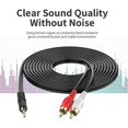 thumbnail image 5 of 3.5mm to RCA Cable 100ft 3.5mm TRS Male to 2RCA Male Stereo Y Splitter, 5 of 5