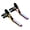 Color:colorful, variant on (1 pair) Bicycle ultra-light aluminum brake levers - silver