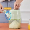 thumbnail image 3 of Manual Ice Crusher Rotary Handle Stainless Steel Blades Summer Slushy Maker Snow Cone Shaved Ice Machine Home Kitchen Bar Essentials, 3 of 7