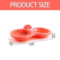 thumbnail image 3 of Goowood Small Dog Food and Water Bowl Set Plastic Double Puppy Cat Feeder Bowls Lightweight Non Slip Dining for Petite Pets, 3 of 8