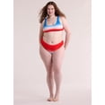 thumbnail image 2 of No Boundaries Juniors' Crinkle High Waisted Bikini Bottoms, Sizes XS-XXL, 2 of 4