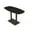 Black Cypress w/Matte Black Base, variant on Arc Boat Bistro Height Meeting Table Square Metal Base 34x70 Bar Table