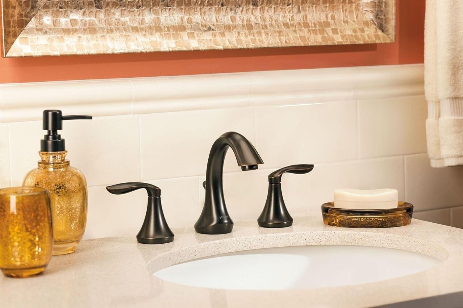 Moen Eva T6420 Widespread Bathroom Sink Faucet - Walmart.com