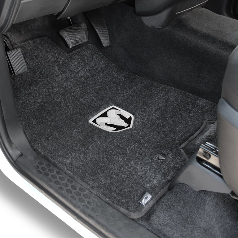Lloyd Mats Heavy Duty Carpeted Floor Mats For Chrysler Crossfire Coupe 2004-2008 - 2-Piece Front Set In Charcoal, Made In USA