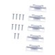 thumbnail image 4 of Soportes para Barra de Cortina, Ganchos para Barra de Cortina, Metal Resistente, Fácil de Instalar, Colgador de Soporte para Barra de Cortina de Venta 5 piezas, 4 of 9