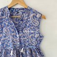thumbnail image 5 of Sleeveless Cotton Dress, Block Handblock Print Cotton Dress,Handmade Dress ,Sketer Circle Dress, Flapper Dress, Blousen Dress,Long Dress, 5 of 6