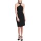 thumbnail image 2 of Calvin Klein Vestido de vaina recortado adornado para mujer, negro, 16 Calvin Klein Vaina, 2 of 2